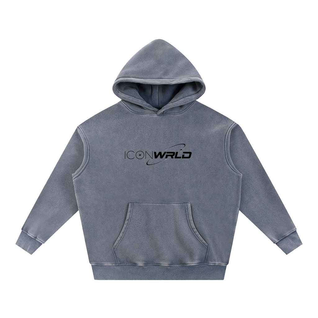 Snow Wash Fleece Oversize Hoodie