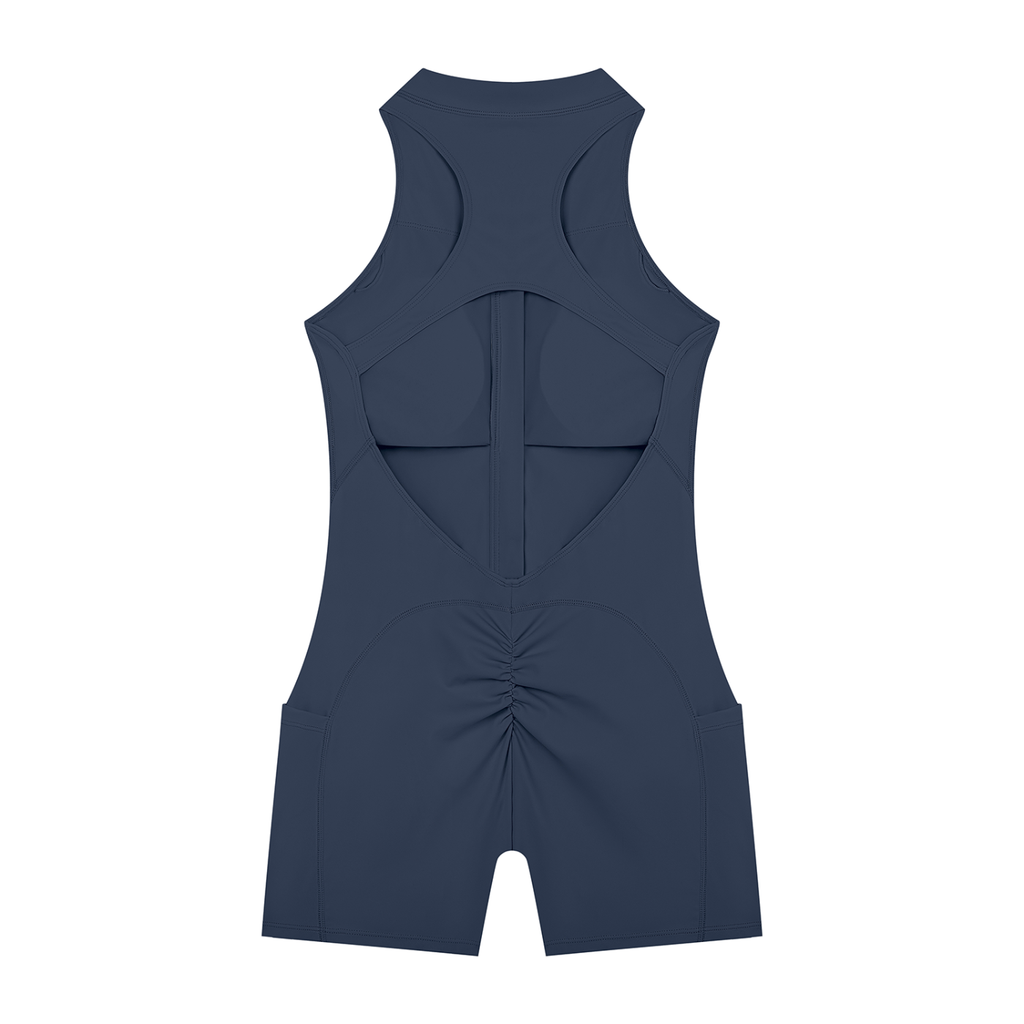Women’s Quarter-Zip Yoga Romper