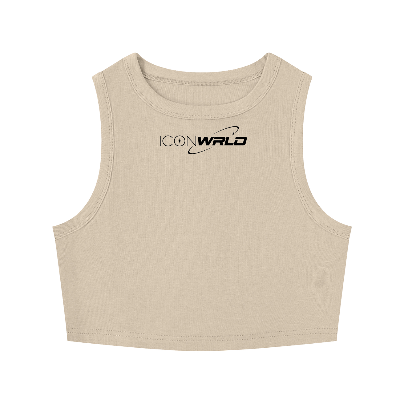 Women's Tight Crewneck Crop Tank Top