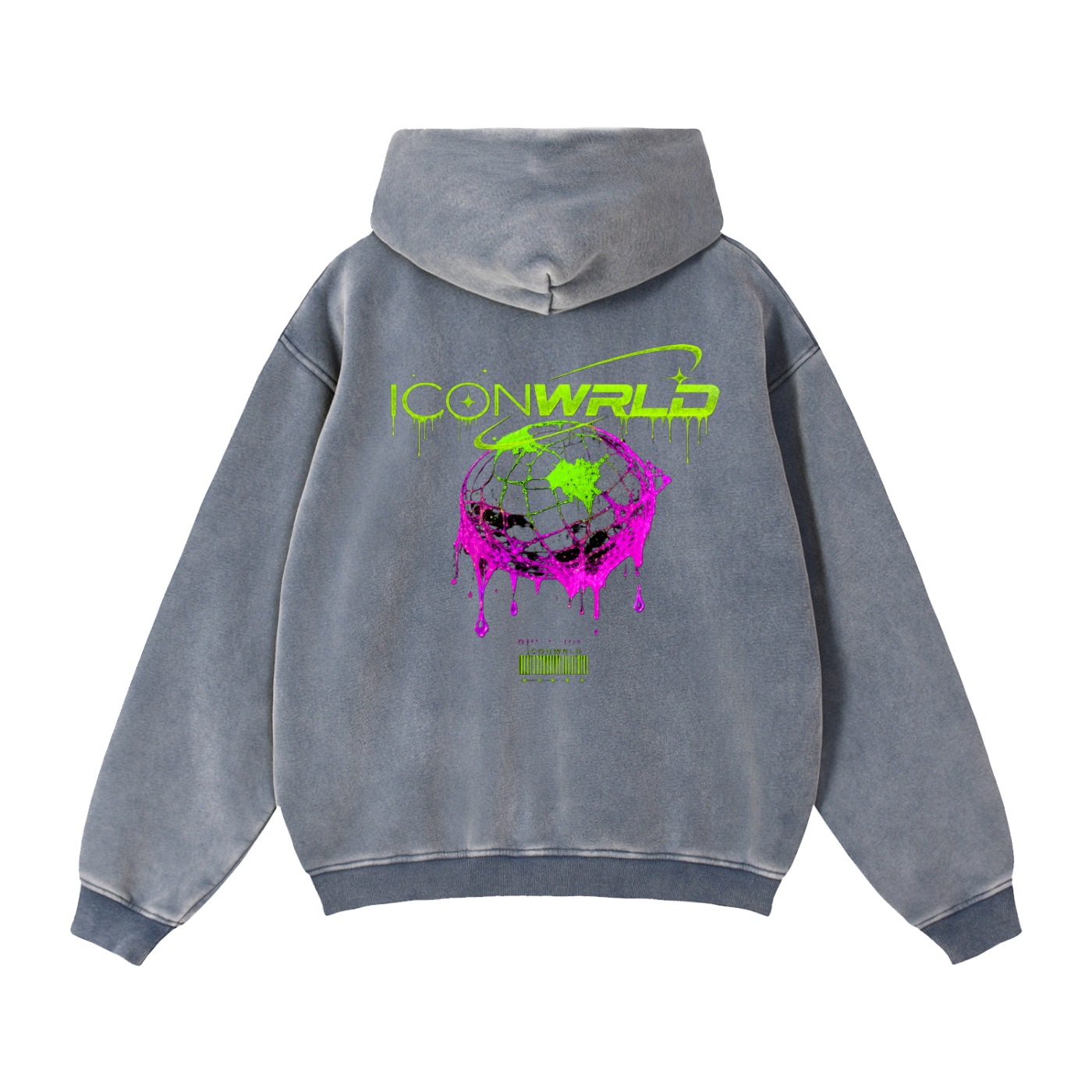Zip-Through Boxy Fleece Hoodie