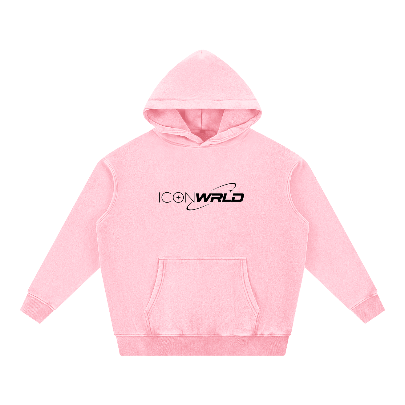 Snow Wash Fleece Oversize Hoodie
