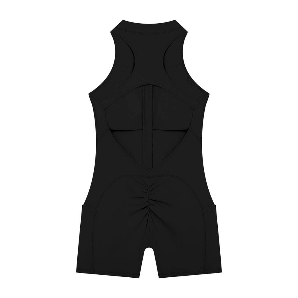 Women’s Quarter-Zip Yoga Romper