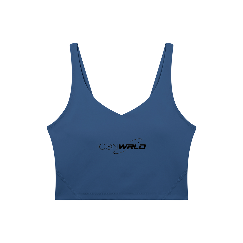 Women's V-Neck Yoga Sports Bra