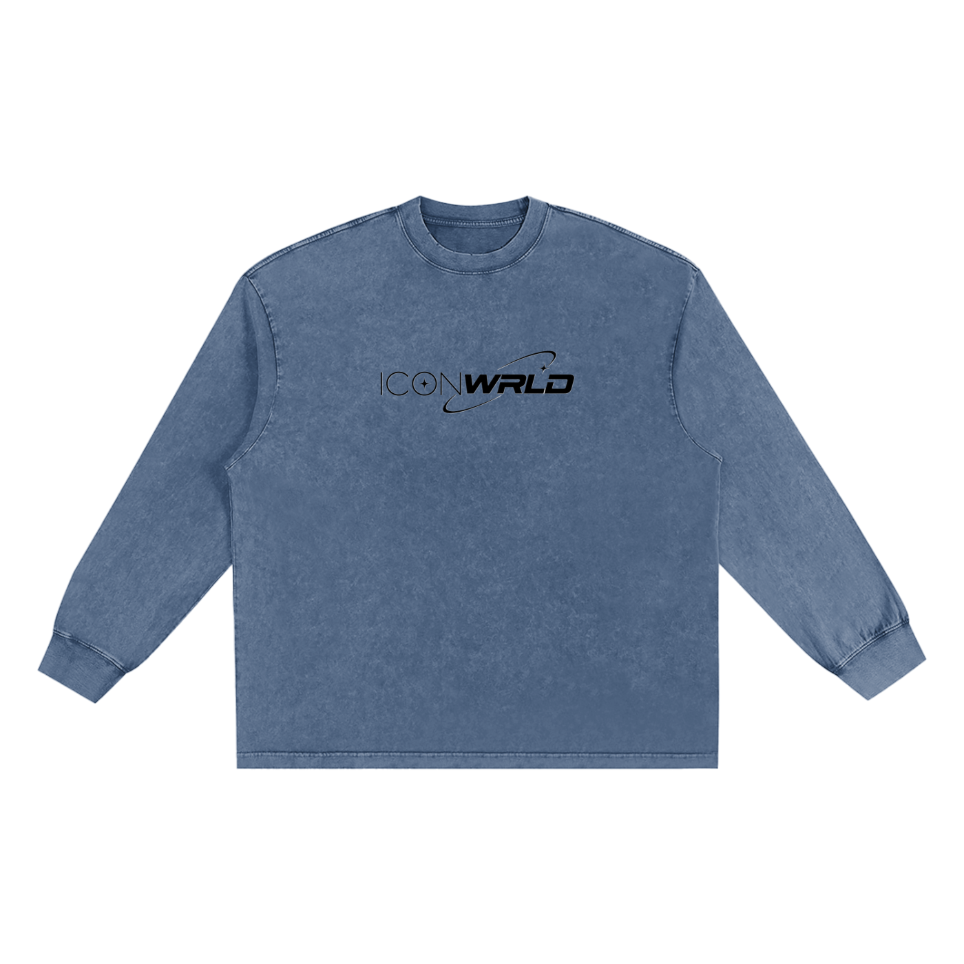 Snow Washed Frayed Edge T-Shirt