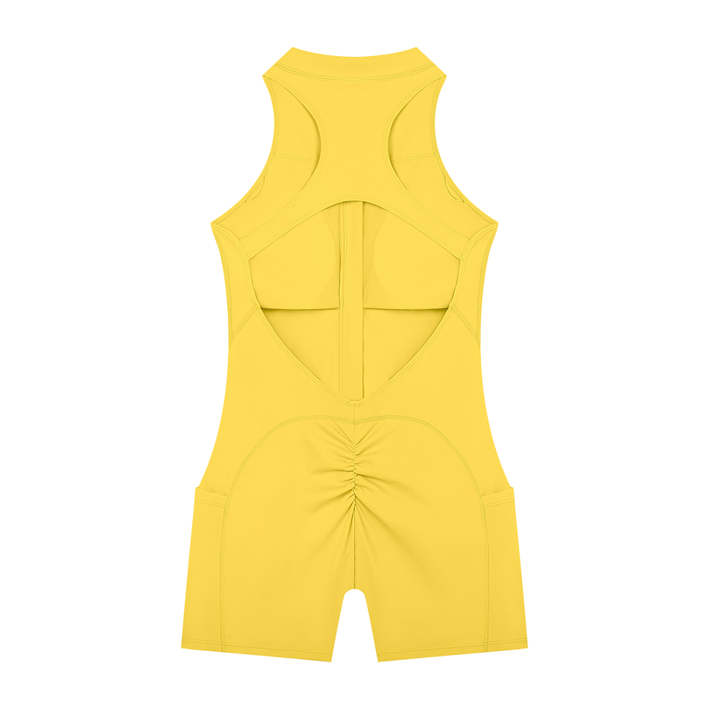Women’s Quarter-Zip Yoga Romper