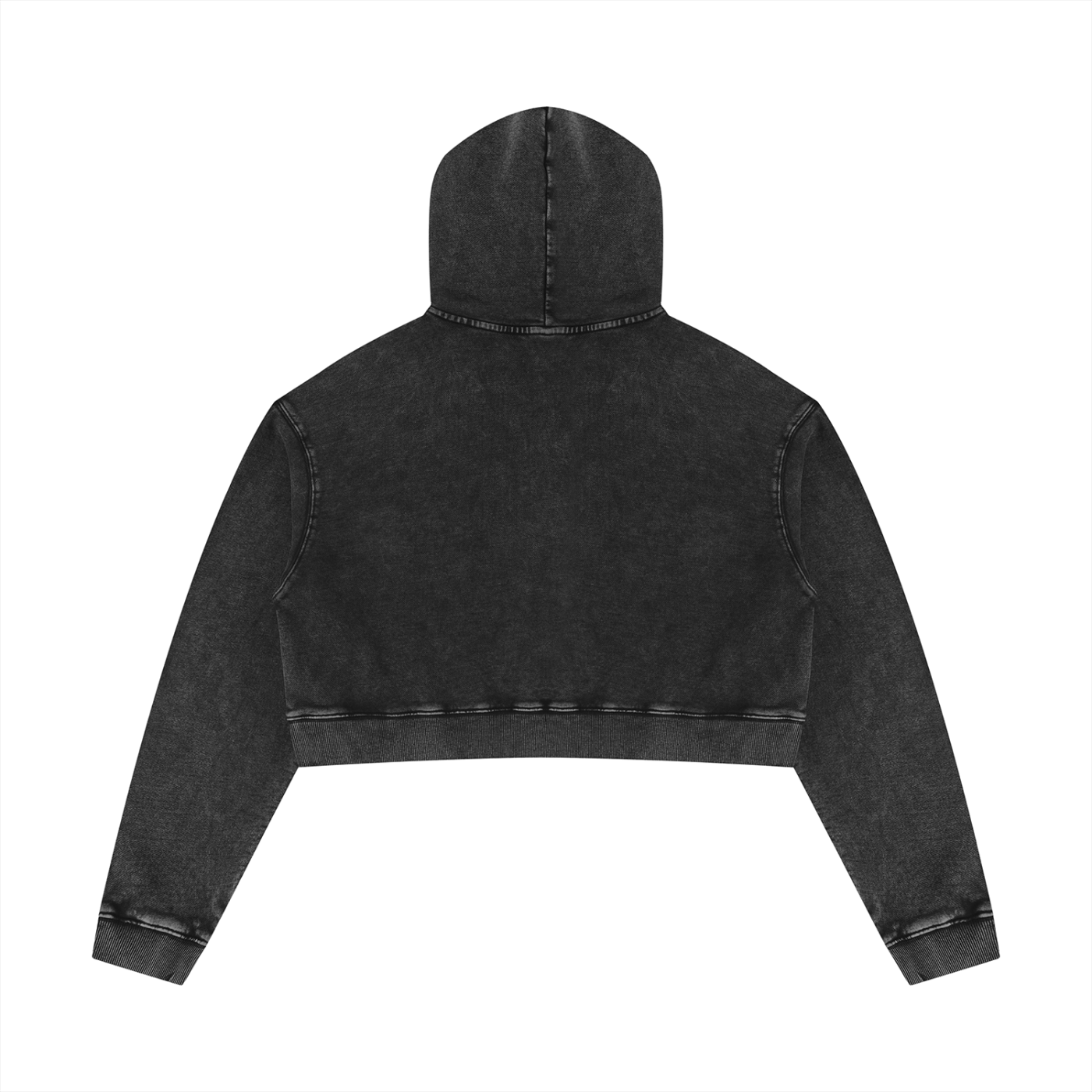 Women’s Mineral Washed Crop Hoodie