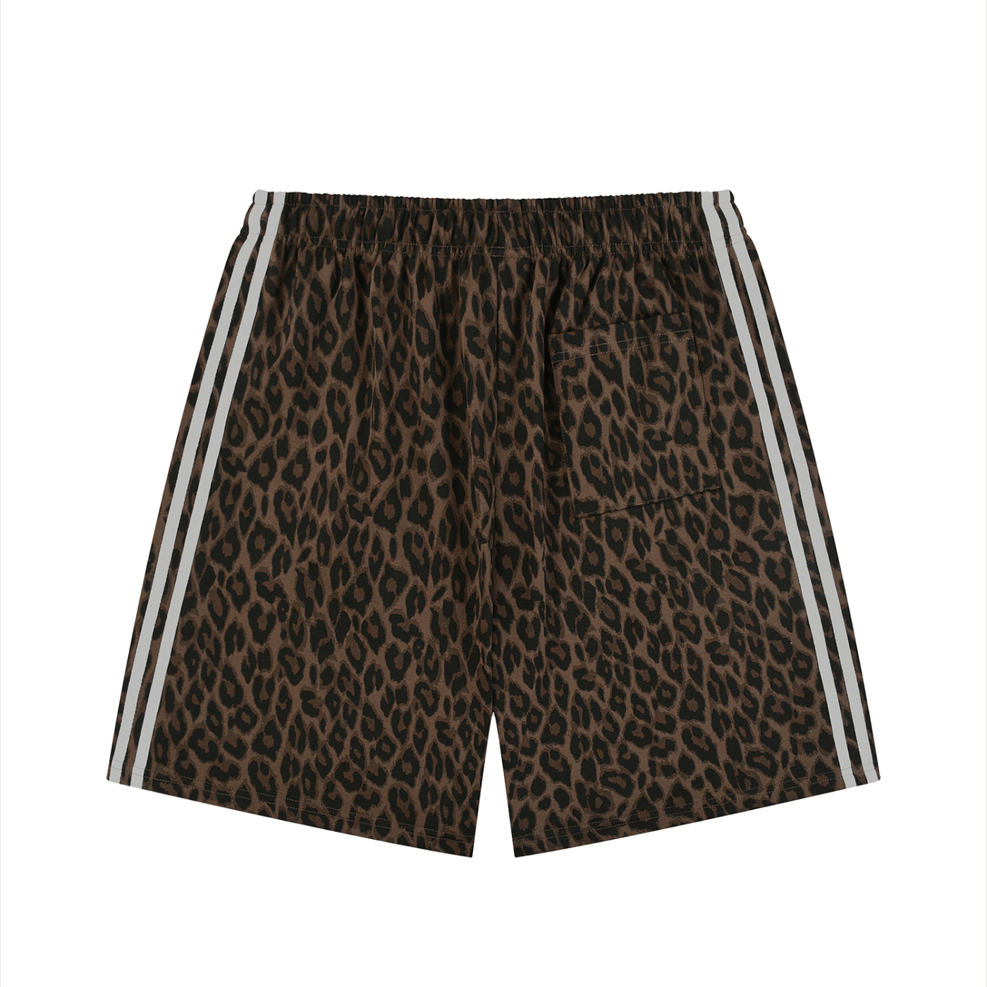 Unisex Heavyweight Leopard Drawstring Shorts