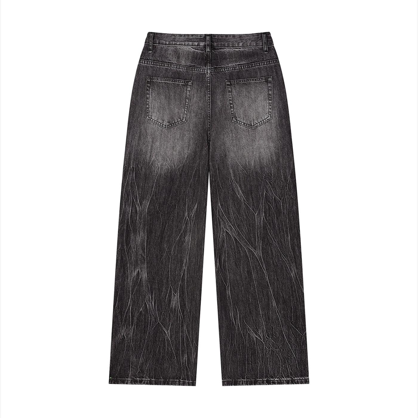 Men’s Vintage Wash Wide Leg Jeans