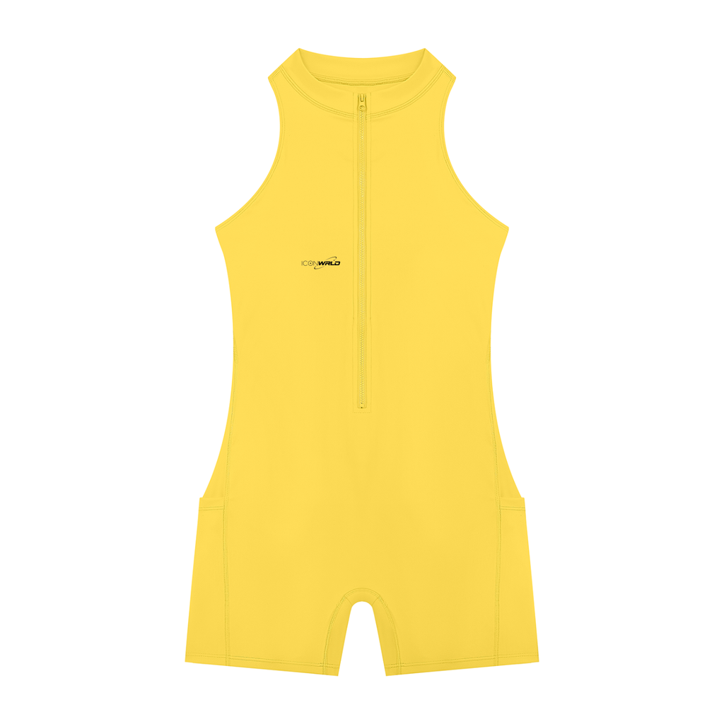 Women’s Quarter-Zip Yoga Romper