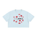 Women's Mineral Wash Cotton Crop T-Shirt