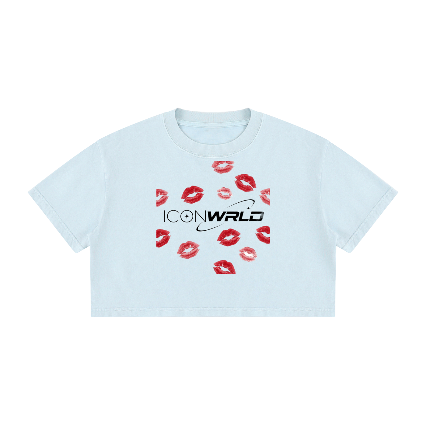 Women's Mineral Wash Cotton Crop T-Shirt