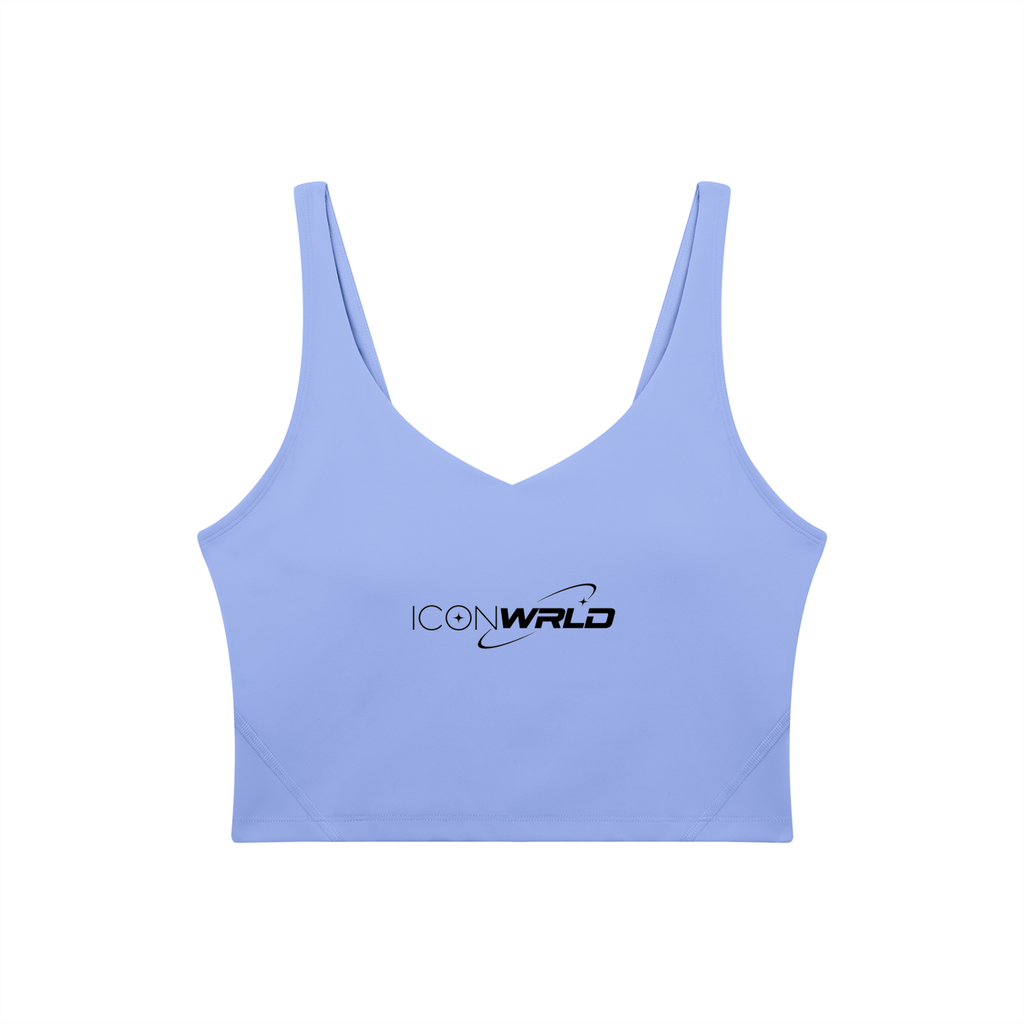 Women's V-Neck Yoga Sports Bra