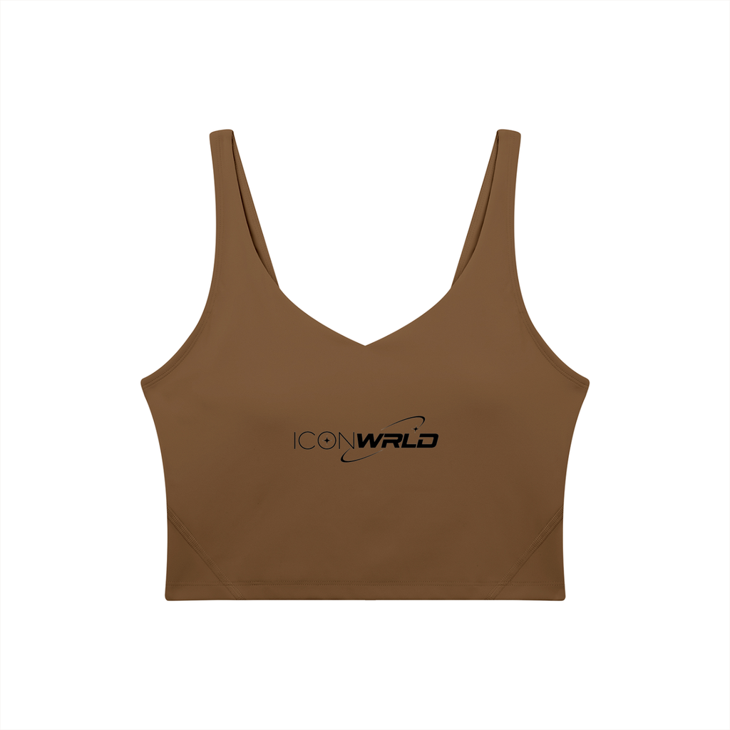 Women's V-Neck Yoga Sports Bra