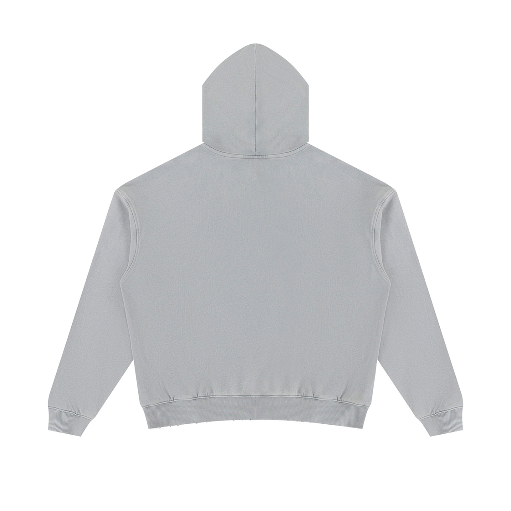 Unisex Mineral Wash Distressed Hoodie