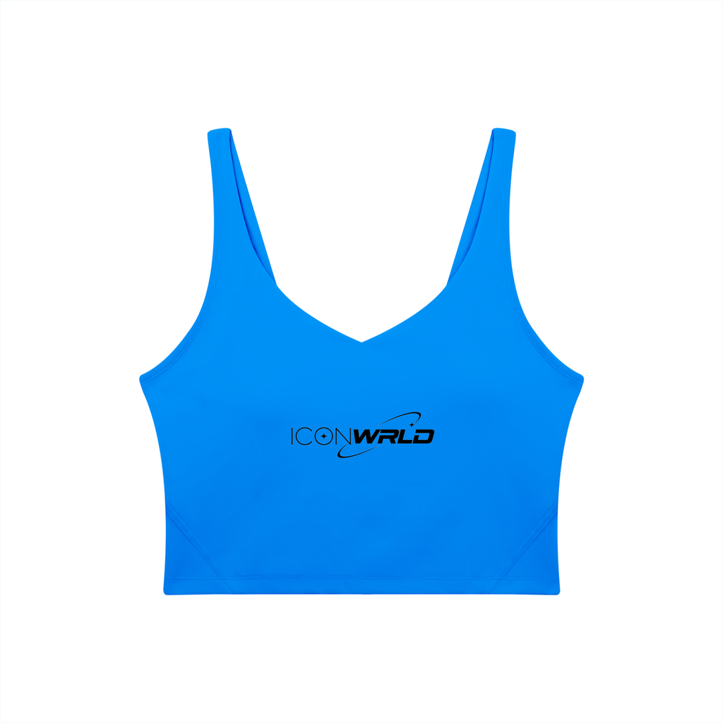 Women's V-Neck Yoga Sports Bra
