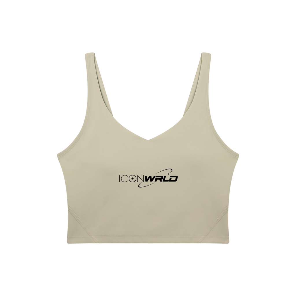 Women's V-Neck Yoga Sports Bra