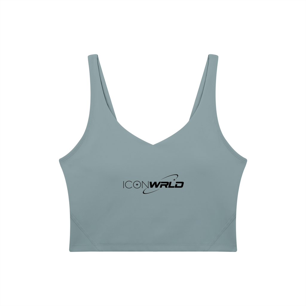 Women's V-Neck Yoga Sports Bra