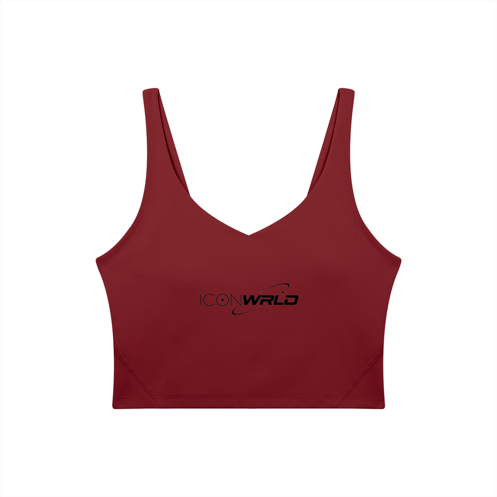 Women's V-Neck Yoga Sports Bra