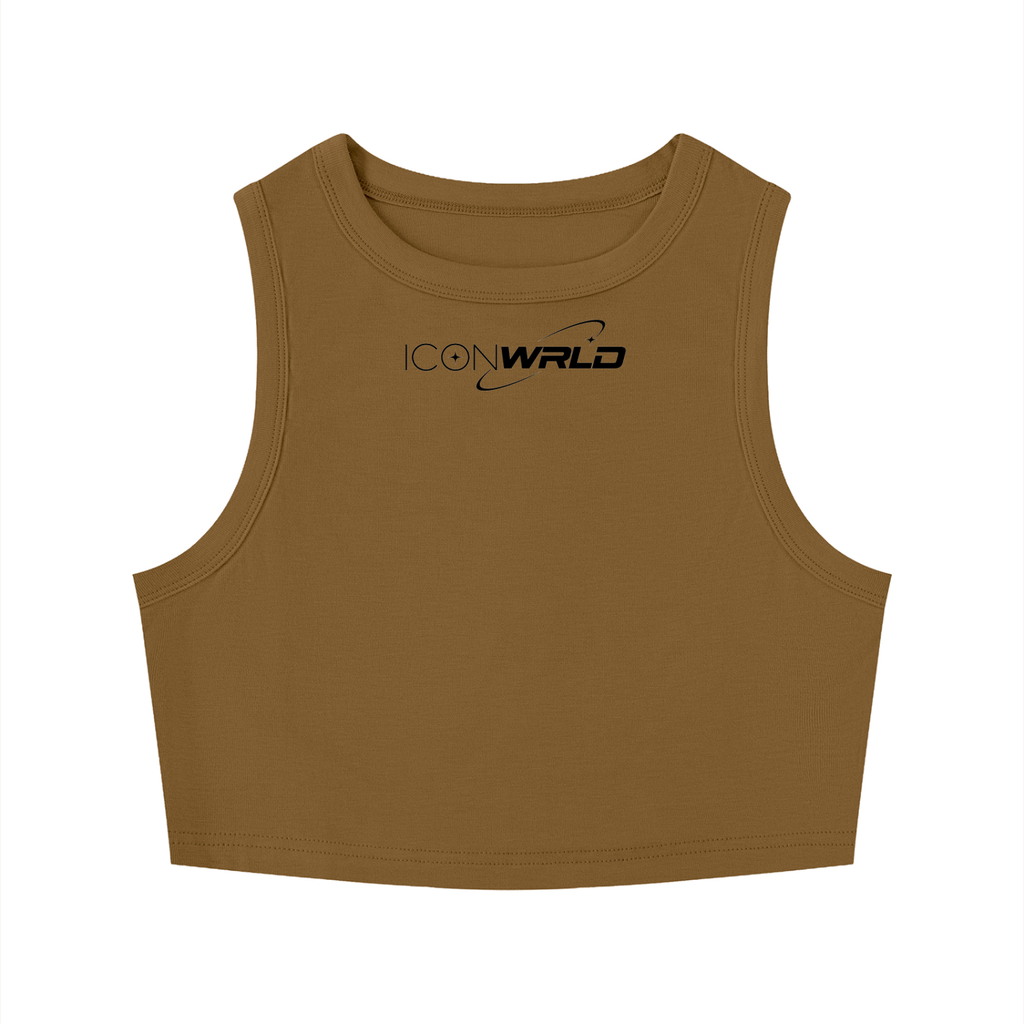 Women's Tight Crewneck Crop Tank Top