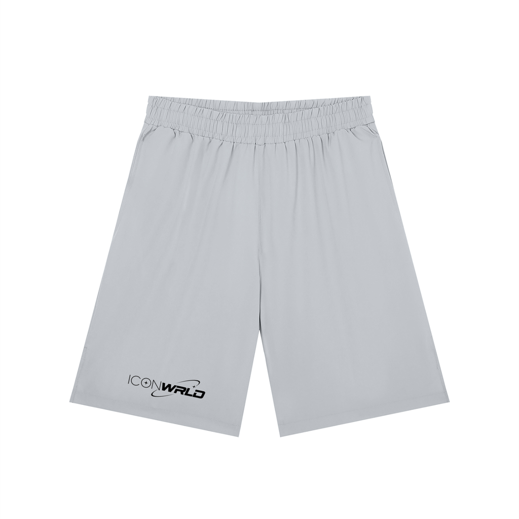 Men’s Solid Elastic Waist Shorts