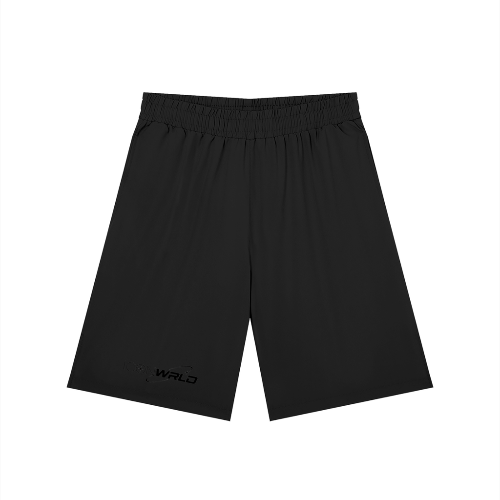 Men’s Solid Elastic Waist Shorts