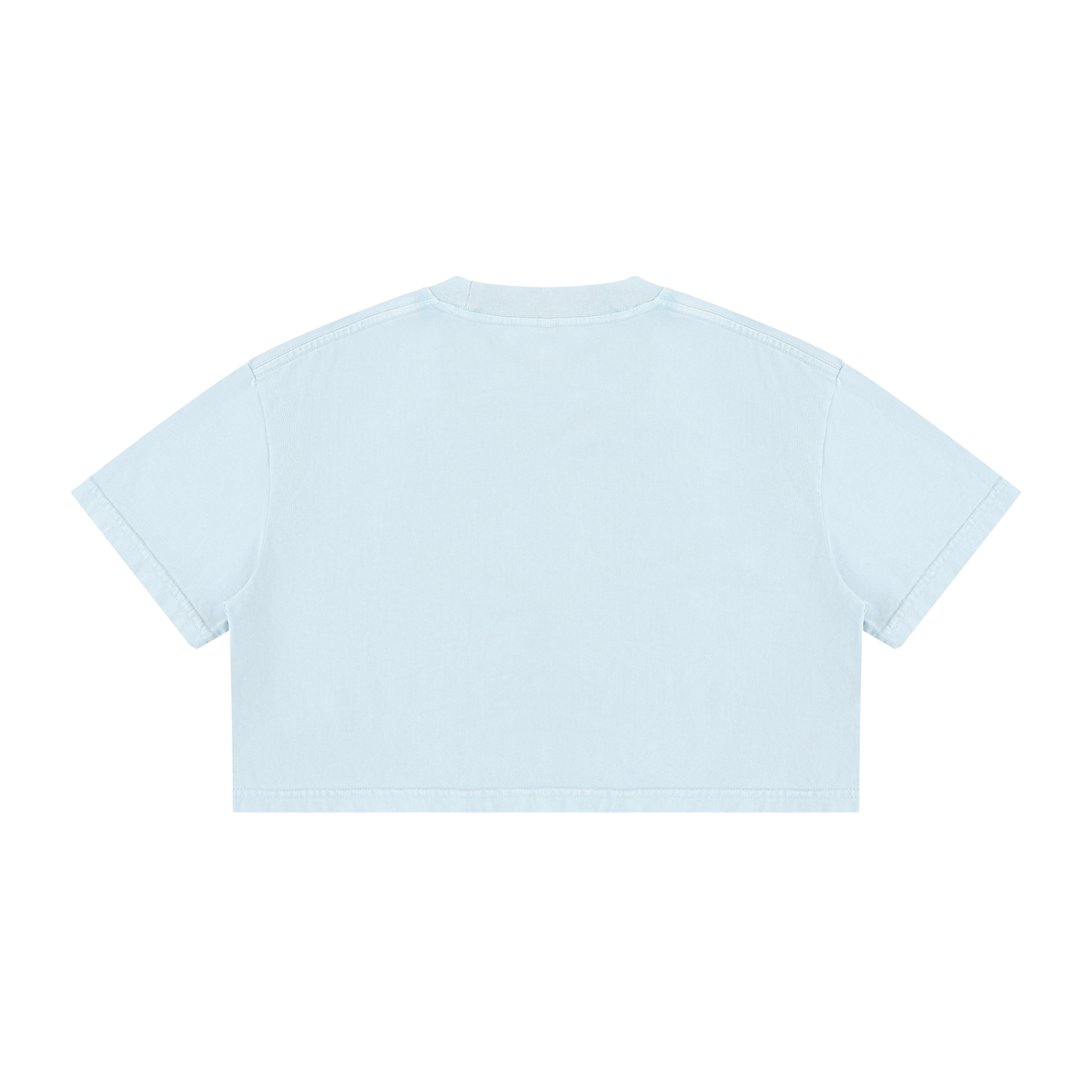 Women's Mineral Wash Cotton Crop T-Shirt