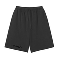 Snow Washed Raw Hem Shorts
