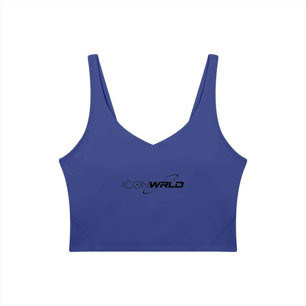Women's V-Neck Yoga Sports Bra