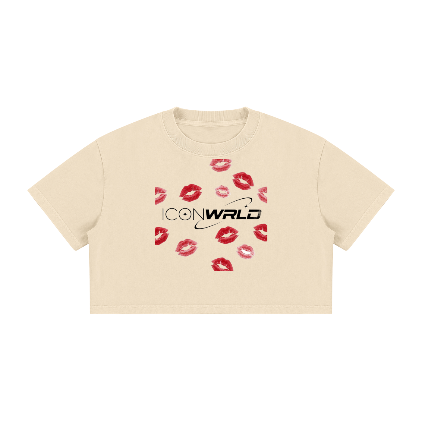 Women's Mineral Wash Cotton Crop T-Shirt