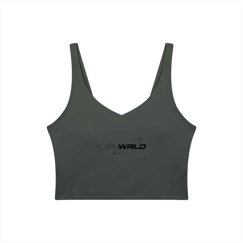 Women's V-Neck Yoga Sports Bra