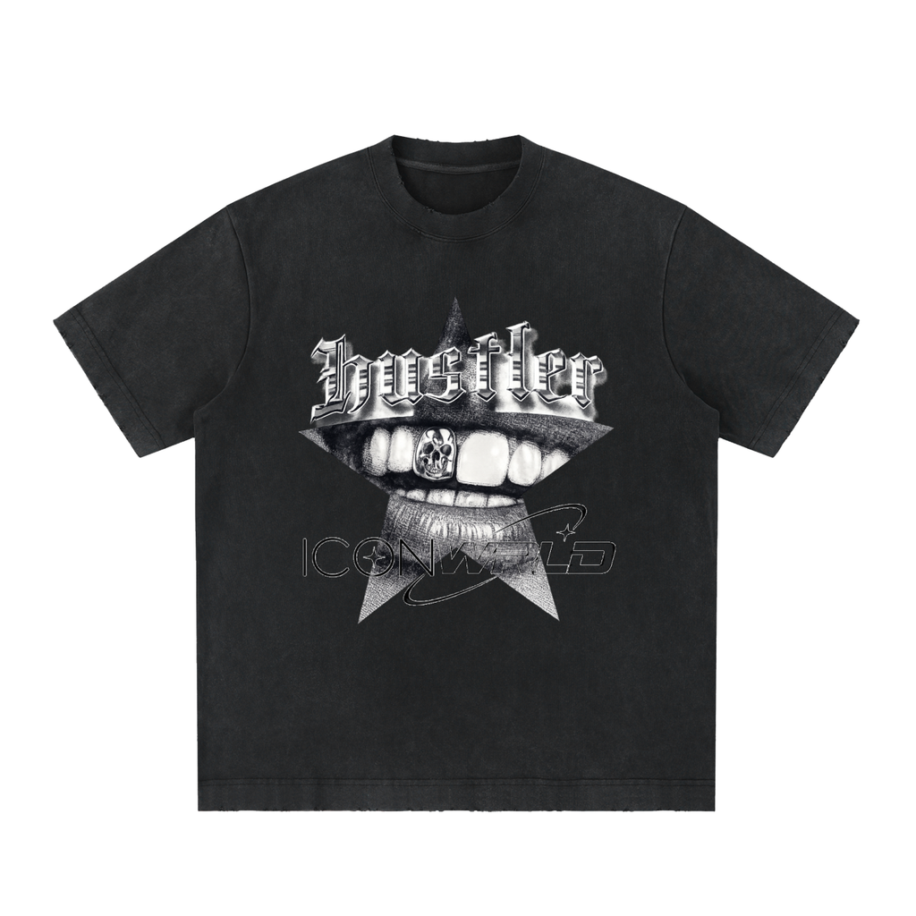 Heavyweight Vintage Washed Frayed T-Shirt