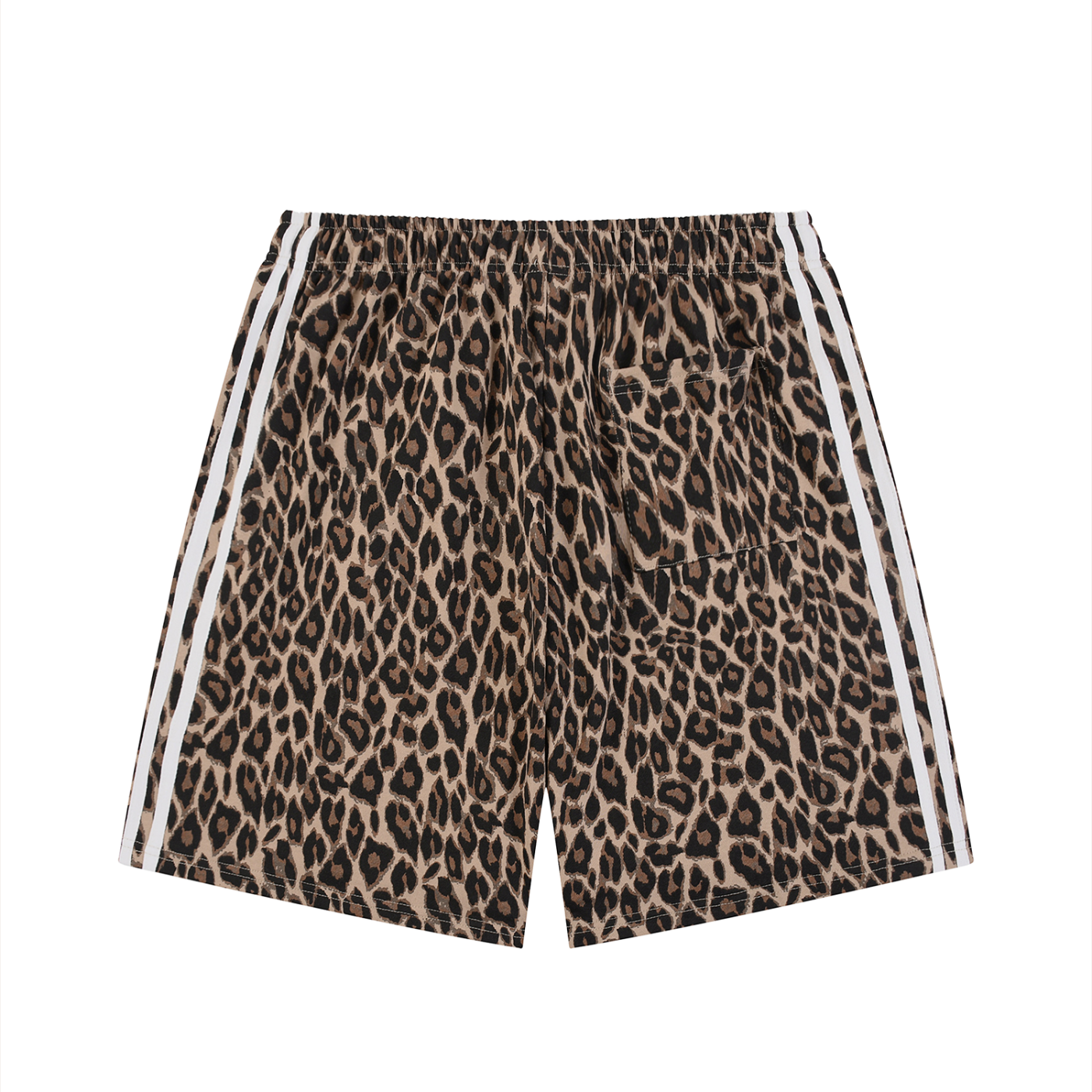 Unisex Heavyweight Leopard Drawstring Shorts