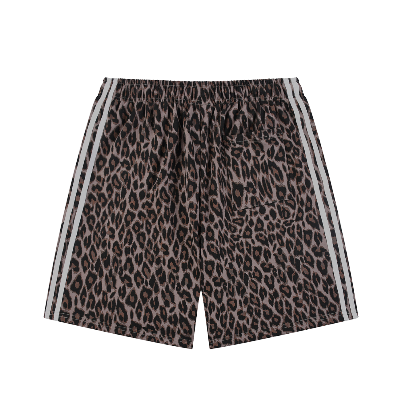 Unisex Heavyweight Leopard Drawstring Shorts