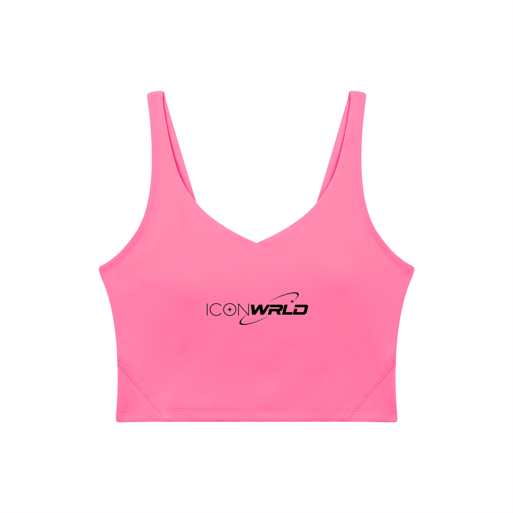 Women's V-Neck Yoga Sports Bra