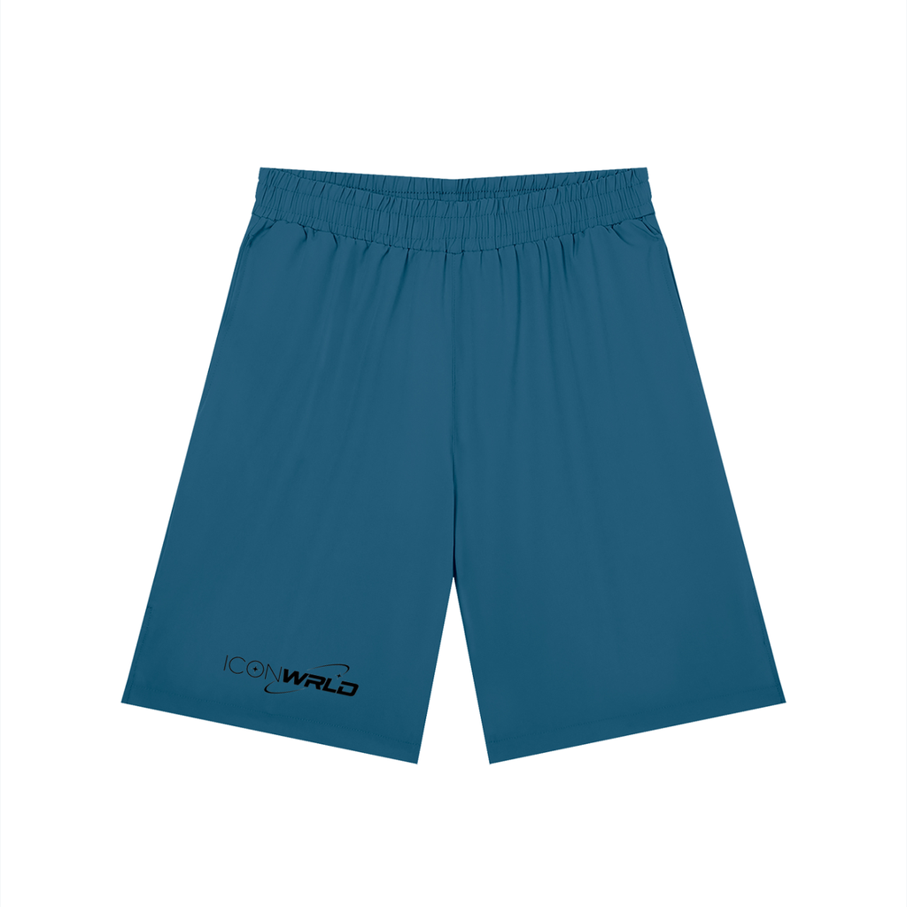 Men’s Solid Elastic Waist Shorts