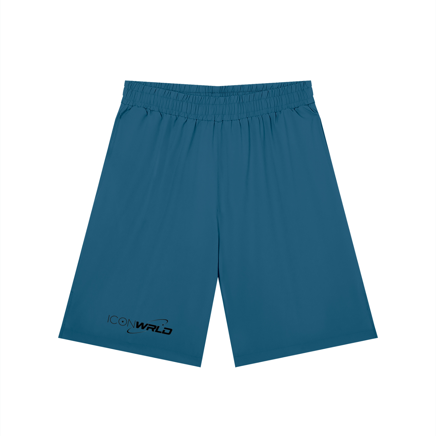 Men’s Solid Elastic Waist Shorts