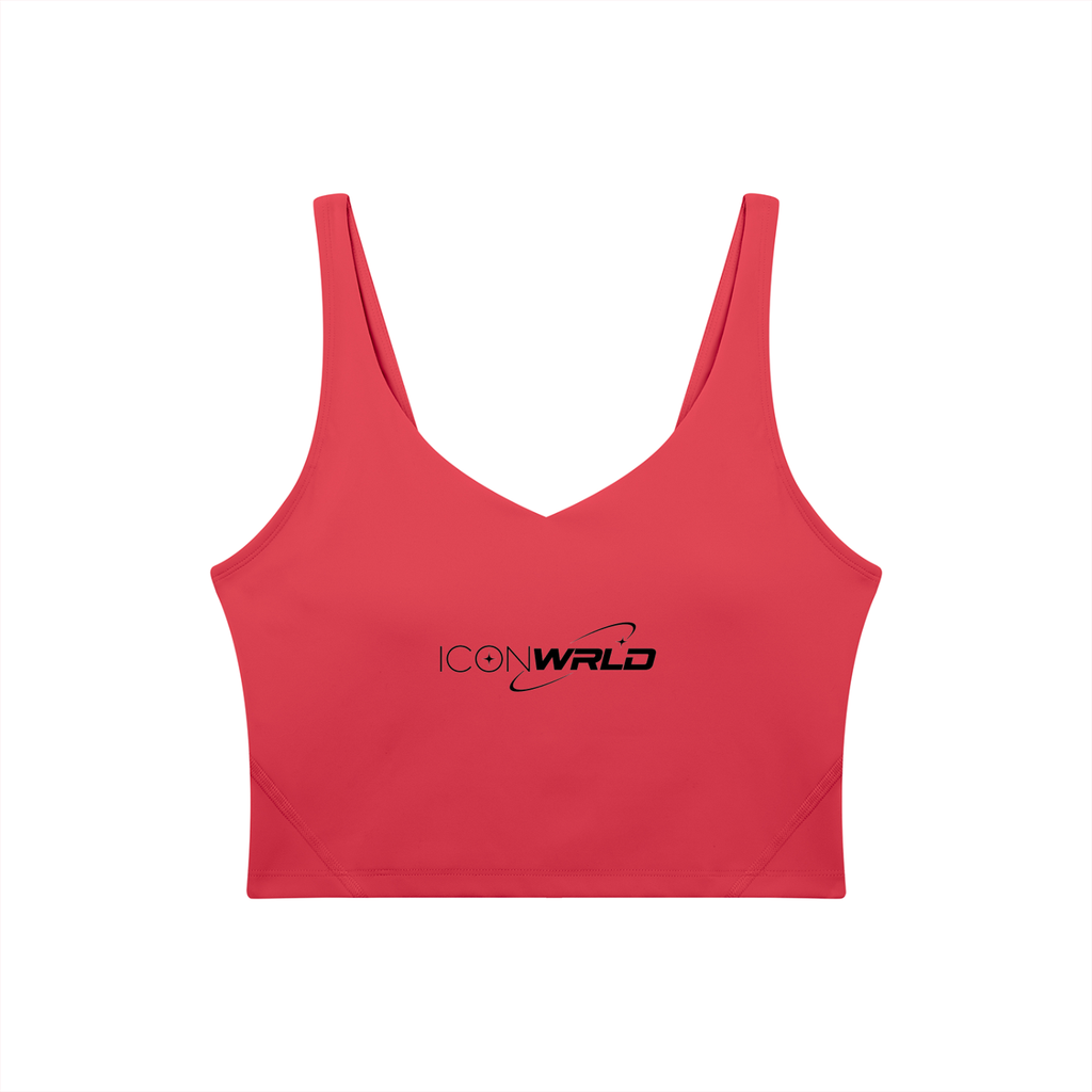 Women's V-Neck Yoga Sports Bra
