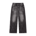 Men’s Vintage Wash Wide Leg Jeans