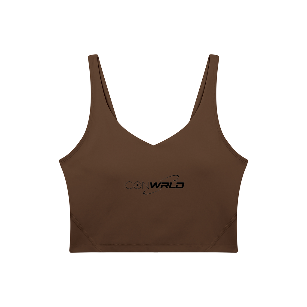 Women's V-Neck Yoga Sports Bra
